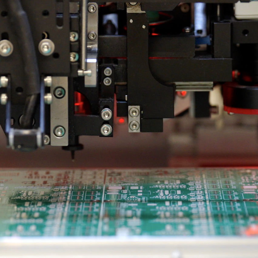 Hardware production takes place internally under controlled conditions Hardware production takes place internally under controlled conditions